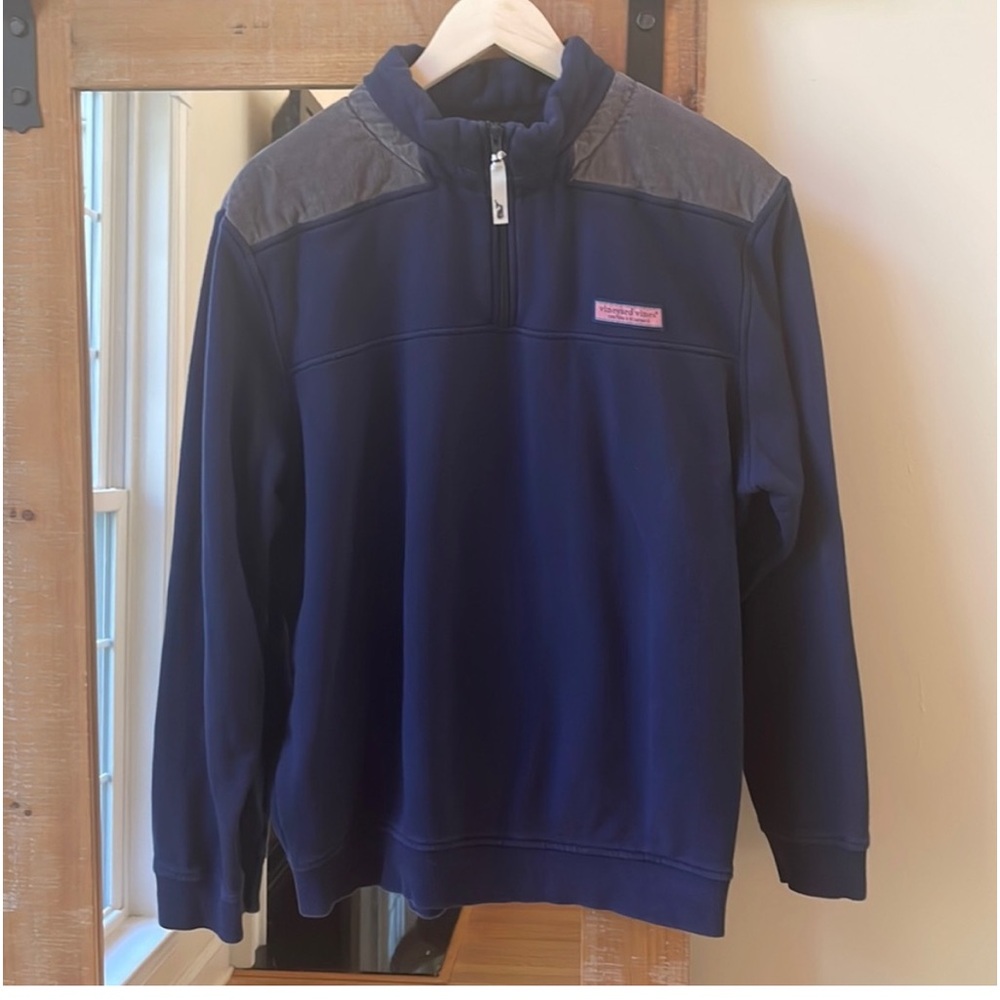Vineyard Vines Corduroy Shep Shirt Quarter Zip Pullover Size M